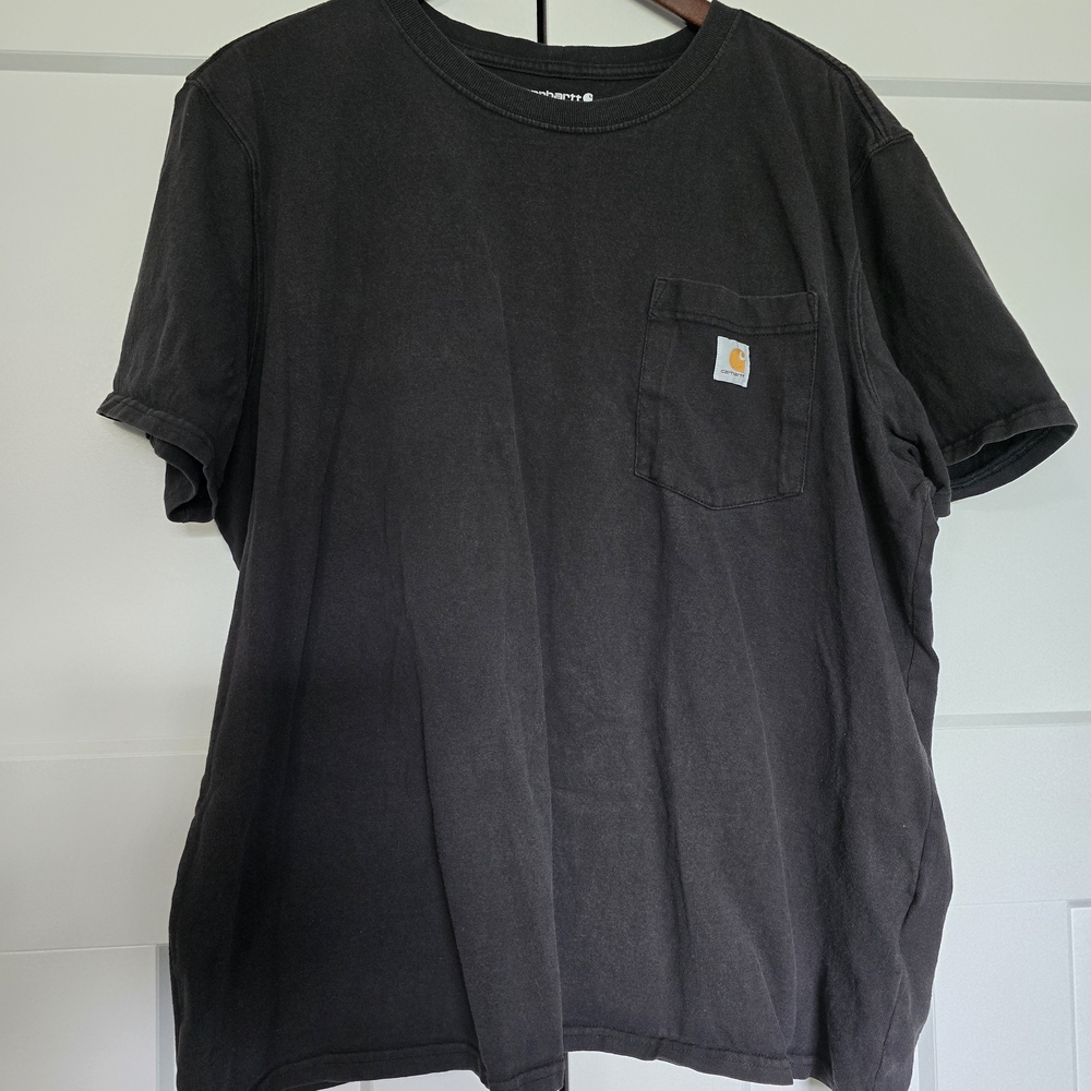 Carhartt Black Short Sleeve Tee Durable Cotton #2